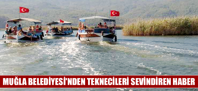 Muğla Büyükşehir Belediyesi’nden teknelere ruhsat