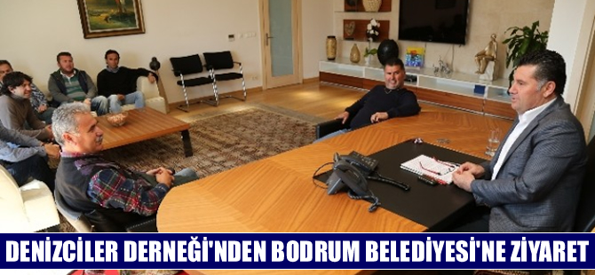 Denizciler Derneği'nin yeni yönetiminden Başkan Mehmet Kocadon'a ziyaret