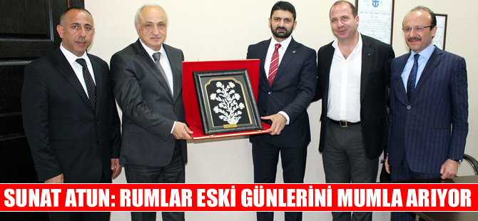 KKTC'li Bakan Sunat Atun İMEAK DTO İskenderun Şubesi'ni ziyaret etti