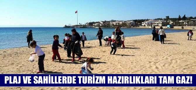 Antalya plajlarında turizm hazırlıkları tam gaz!