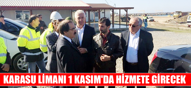 Karasu Limanı 1 Kasım’da hizmete girecek