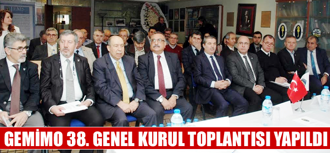 Gemi Makineleri İşletme Mühendisleri Odası 38. Olağan Genel Kurul Toplantısı yapıldı