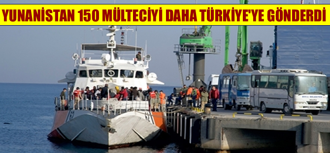 150 sığınmacı daha Türkiye'ye gönderildi