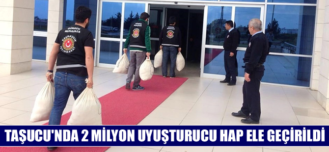 Seka Limanı'nda bir TIR'da  2 milyon adet uyuşturucu hap yakalandı