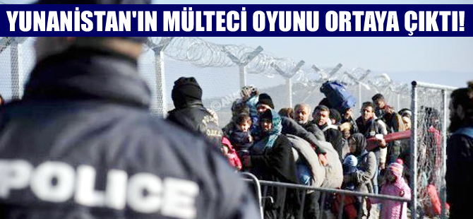 Yunanistan'da polisler mülteci formlarını değiştirdi!