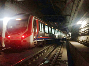 Marmaray raydan çıktı, seferler yapılamadı
