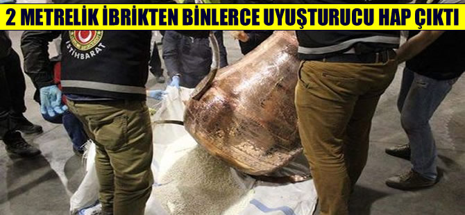 İskenderun'da liman sahasında binlerce uyuşturucu hap yakalandı