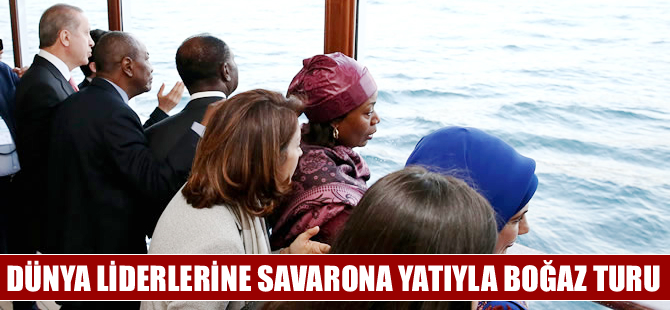 Dünya liderleri Savarona yatında buluştu