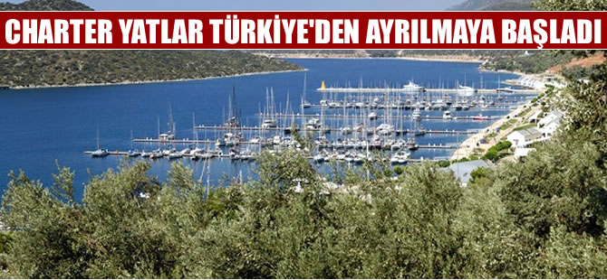 Charter sektöründeki  süperyatlar Türkiye'den ayrılıyor