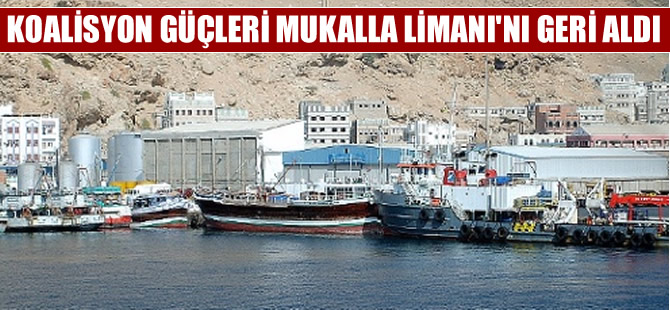 Koalisyon güçleri Yemen'de El Kaide'nin elindeki limanı geri aldı