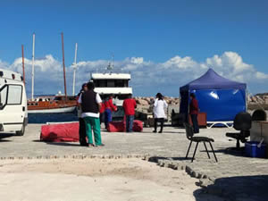 Kos Adası'ndan Güllük Limanı'a 31 göçmen getirildi