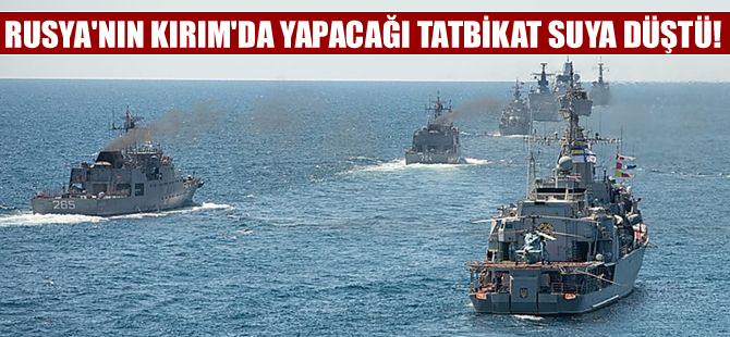 Rusların Kırım’daki tatbikatı suya düştü