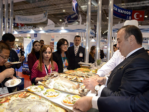 Su Ürünleri İhracat Fuarı'nda Türk balıkları küresel alıcıların ilgi odağı oldu