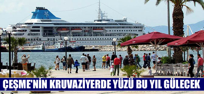 Çeşme'ye  bu yıl 68 Cruise gemisi gelecek