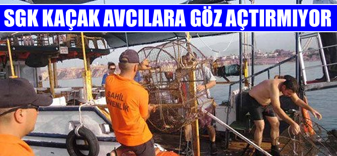 Sahil Güvenlik kaçak avcılara suçüstü yaptı