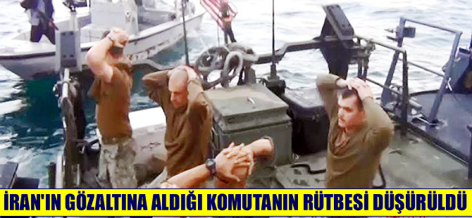 İran'da gözaltına alınan ABD'li komutanının rütbesi düşürüldü