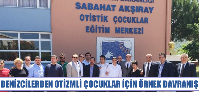 Denizcilerden otizmde farkındalık hareketi