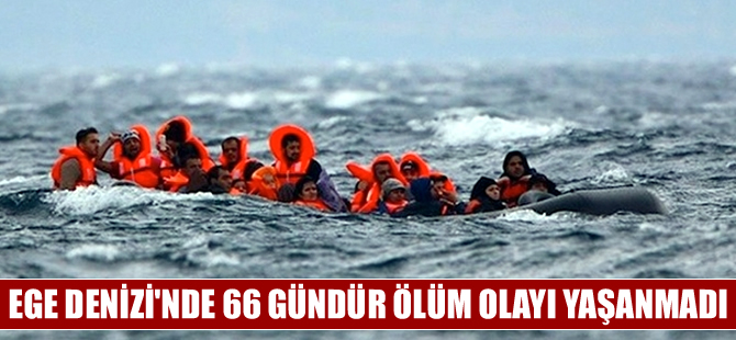 Ege Denizi'nde 66 gündür ölüm yaşanmadı, 3 bin 158 mülteci kurtarıldı