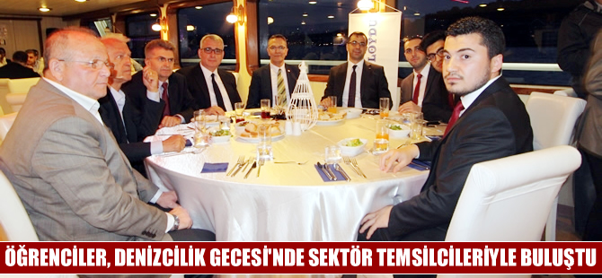 Yıldız Teknik Üniversitesi öğrencileri Denizcilik Gecesi'nde buluştu