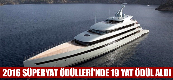 '2016 Süperyat Ödülleri' sahiplerine kavuştu