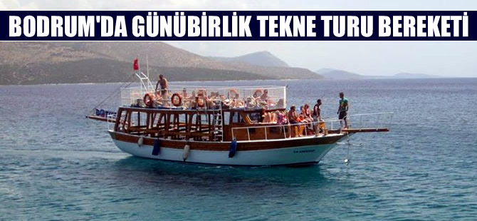 Bodrum'da teknelerde 19 Mayıs tatili bereketi
