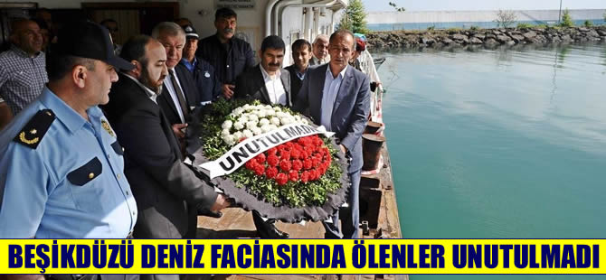 Beşikdüzü deniz faciasında hayatını kaybedenler unutulmadı