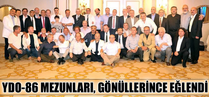 YDO 1986 Mezunları, 30. Mezuniyet Balosu'nda gönüllerince eğlendiler