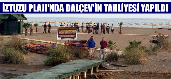 İztuzu Plajı'ndaki işgaliye  jandarma tarafından tahliye edildi