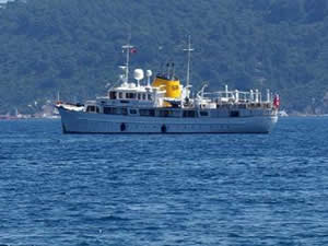 ABD yapımı 66 yıllık motor yat 'Hasabı-2' Marmaris'te