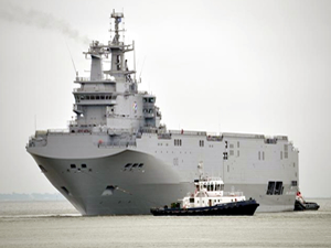 E.N.S Gamel Abdel Nasser adı verilen Mistral, Mısır Donanması'na katıldı