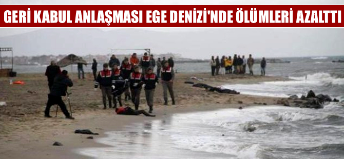 Mülteci geri kabul anlaşması Ege Denizi'nde ölümleri önledi