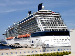 Celebrity Reflection, Bodrum'a 4 bin 500 turist getirdi
