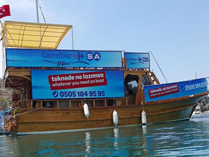 CarrefourSA marketi denizin ortasına taşıdı!