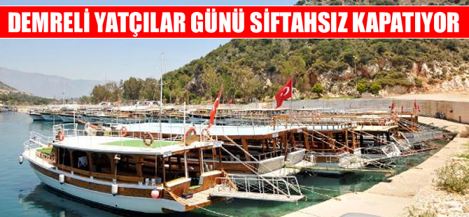 Demreli yatçılar 'Batmak üzereyiz' diye bağırıyor