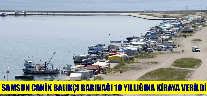 Samsun'da Canik Balıkçı Barınağı 10 yıllığına kiralandı