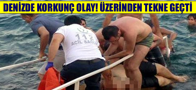 Denizde üzerinden yat geçen kişi hayatını kaybetti