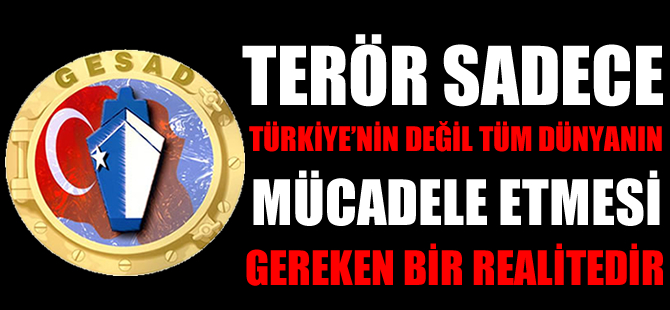 Ziya Gökalp: Terörle sadece Türkiye değil, tüm dünya mücadele etmeli