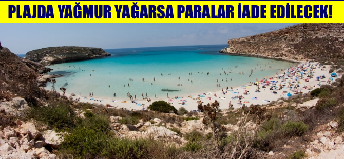 İtalya'daki plajlardan kampanya: Yağmur yağarsa paranız iade