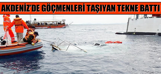 Libya açıklarında göçmenleri taşıyan tekne battı: 16 kiş kayıp