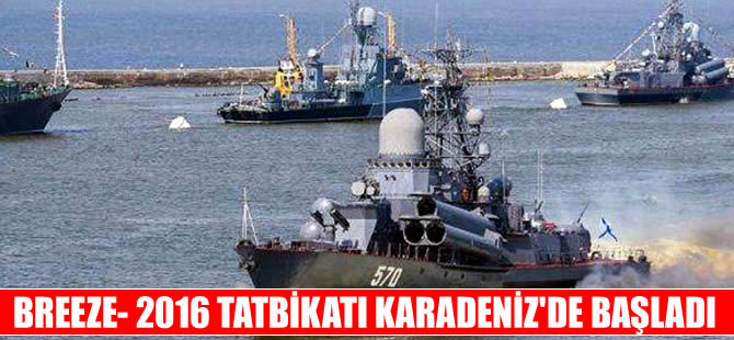 Breeze-20016 Tatbikatı, Karadeniz'de başladı