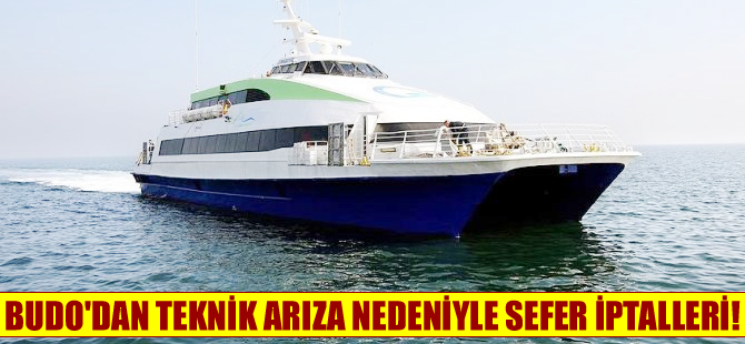 BUDO bugün ve yarın bazı seferlerini iptal etti