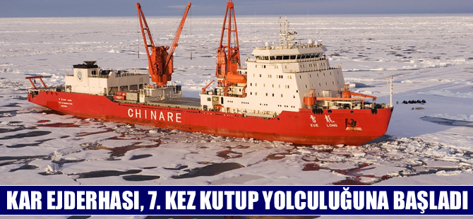 Çin'in 'Kar Ejderhası' kutup keşfine başlıyor