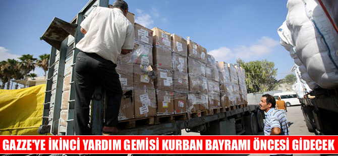 Gazze'ye ikinci yardım gemisi Kurban Bayramı öncesi gidecek