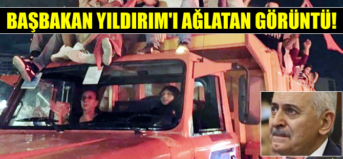 Başbakan Binali Yıldırım'ı ağlatan fotoğraf!