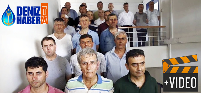 Tutuklanan 26 darbeci amiral ve generalin emniyetteki görüntüleri ortaya çıktı