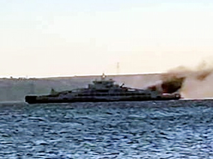 Gelibolu-Lapseki seferi yapan M/F Mesudiye feribotunda yangın çıktı