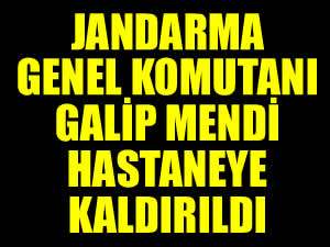 Jandarma Genel Komutanı Orgeneral Galip Mendi kalp krizi geçirdi.