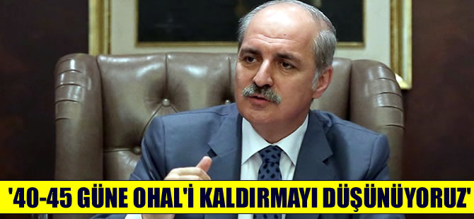 Numan Kurtulmuş: Kesinlikle sokağa çıkma yasağı öngörmüyoruz