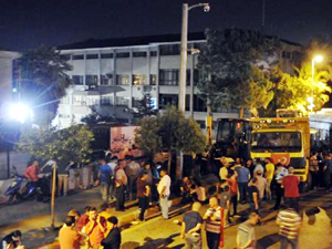 Binbaşı kendini hücumbota kilitledi, kırmızı alarm verildi