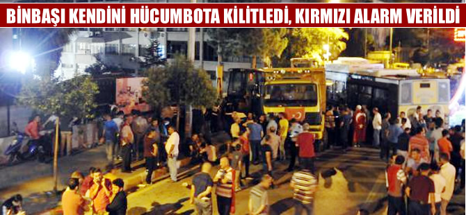 Binbaşı kendini hücumbota kilitledi, kırmızı alarm verildi